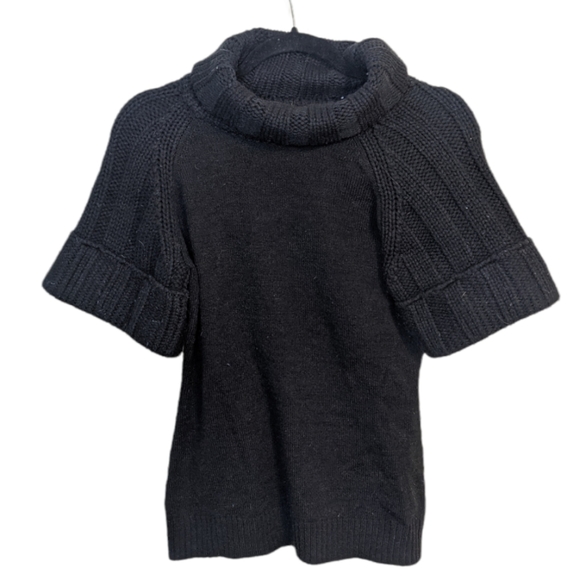 Express Black Knit Sweater Turtleneck Top S 🖤 - Picture 1 of 4